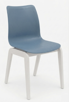Chaise 4 pieds Adell - coque résine de synthèse
